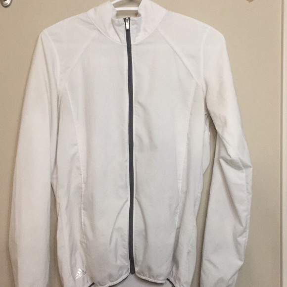 Adidas Zip-Up Athletic Material Outer Jacket - Picture 1 of 5